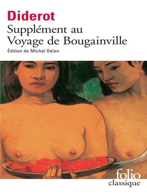 cover image of Supplément au Voyage de Bougainville (édition enrichie)